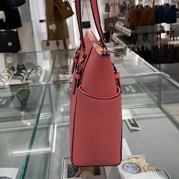 MICHAEL KORS Charlotte Large Leather Top-Zip Tote
Tea Rose - Picture 8 of 16